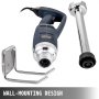VEVOR Commercial Immersion Blender 500W Power, Hand Held Mixer with 7.9 Inch 304 Stainless Steel Removable Shaft, Electric Stick Blender Variable Speed 4000-16000RPM
