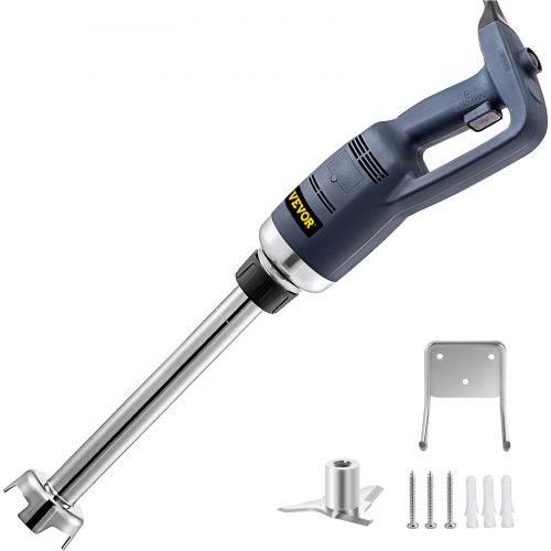 VEVOR Commercial Immersion Blender Constant Speed Commercial Hand Blender with 15.7-Inch Removable Blender Shaft Industrial Immersion Blender 500W Power Immersion Blender for Commercial Use