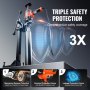 VEVOR Core Drill Machine 2.03-16 cm Dia 2000W Handheld and Stand Core Drill Rig