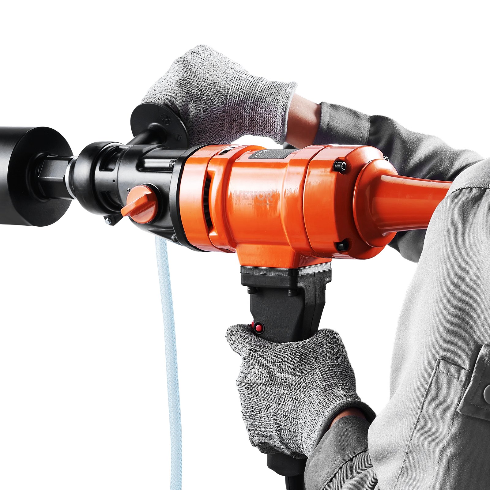 VEVOR Diamond Core Drill Machine Handheld Concrete Core Drill Rig 10.2 cm Bit 1500W