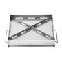Plancha de acero inoxidable VEVOR, placa rectangular plana universal de 43 x 33 cm, parrilla de gas para barbacoa, teppanyaki, utensilios de cocina familiares portátiles con asa, para camping, fiestas