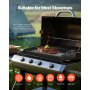 VEVOR 24x16 in Flat Top Griddle Carbon Steel Universal BBQ Grill Pan Cookware