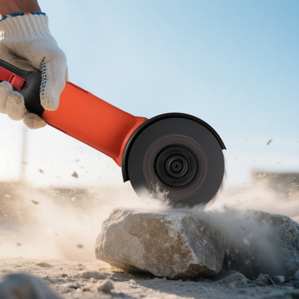 VEVOR Angle Grinder, 127mm Electric Grinder Power Tool, 5.4Amps 10000RPM High-Speed Corded Angle Grinders with Adjustable Dust Guard for Metal Grinding, Cutting, Rust Removal (Disc Not Included)