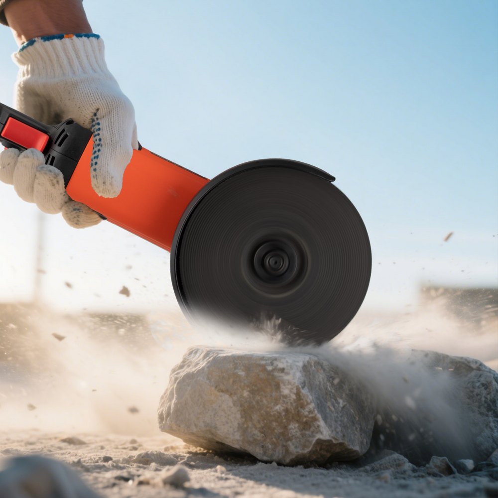 VEVOR Angle Grinder, 177.8mm Electric Grinder Power Tool, 8.2Amps 8500RPM High-Speed Corded Angle Grinders with Adjustable Dust Guard for Metal Grinding, Cutting, Rust Removal (Disc Not Included)
