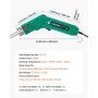 VEVOR Hot Knife Foam Cutter, 200W Electric Foam Cutting Tool, 122℉ - 932℉ Adjustable Styrofoam Cutter with 6" & 8" Cutting Blades for KT Board, Polyethylene, Sponge, Rubber - Tool Box Included