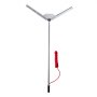 VEVOR Lake Weed Cutter, Pond Aquatic Plant Cutting Tool with 37 in Max. Cut Width, Sharp and Heavy-Duty Steel Blades, Pond Rake with 30 ft Throw Rope, for Cattail, Phragmites, Lilly Pads & Chara