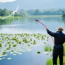 Lake Weed Cutter Pond Aquatic Plant Cutting Tool with 48 in Max Cut Width