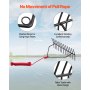24x8.7 in Pond Aquatic Weed Rake Double-Sided Lake Weed Removal Rake 30ft Rope