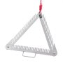 VEVOR 24in Aquatic Weed Rake, 3-Sided Lake Weed Rake with Handle, Portable and Foldable Pond Water Grass Razor, Stainless Steel Throwable Floating Pond Weeds Cutter with 30 ft Rope, for Lakes Ponds