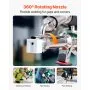 VEVOR Handheld Plastic Welding Extruder, 800W Hitachi Motor Extrusion Welding Gun - 0.79 in Weld Width & 360° Nozzle, Dual Heating System PP PE PVC HDPE Extrusion Welder for Membrane Pipe Plate