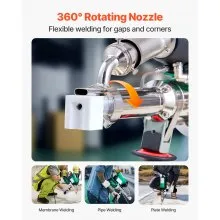 Handheld Plastic Welding Extruder 800W Hitachi Motor Extrusion Welding Gun