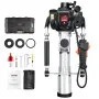 VEVOR 37.77cc Gas-Powered T Post Driver, 4-Stroke Engine Gasoline Fence Piling Pounder, with 3 Post Driving Head(45/55/88 mm) , 1000W Portable Piledriver For Farm, Ranch Fencing, Road Improvements