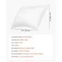 VEVOR Silk Pillowcase, 100% Pure Mulberry Silk Pillow Case, 26 in x 20 in Standard Silky Pillow Case for Hair and Skin, Smooth, Soft and Breathable Pillowcase with Hidden Zipper, for Sleeping (White)