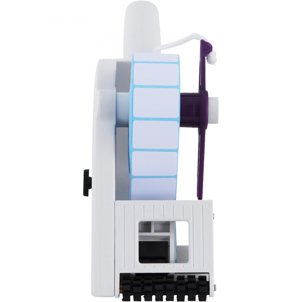 VEVOR Manual Label Applicator, 0.59-2.17 inches Label Width, 0.79-2.36 inches Label Length, Portable Hand-Held Labeling Machine with Label Roll and TPR Roller for Round Bottles, Boxes, Fruits Labeling