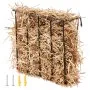 VEVOR Livestock Hay Feeder, 24 Gallons Large Capacity, Heavy-Duty Steel Goat Hay Rack, 27'' Long Wall Mounted Horse Hay Holder, Multiple Sided Feeding Rack for Sheep Farm Livestock Indoor Outdoor