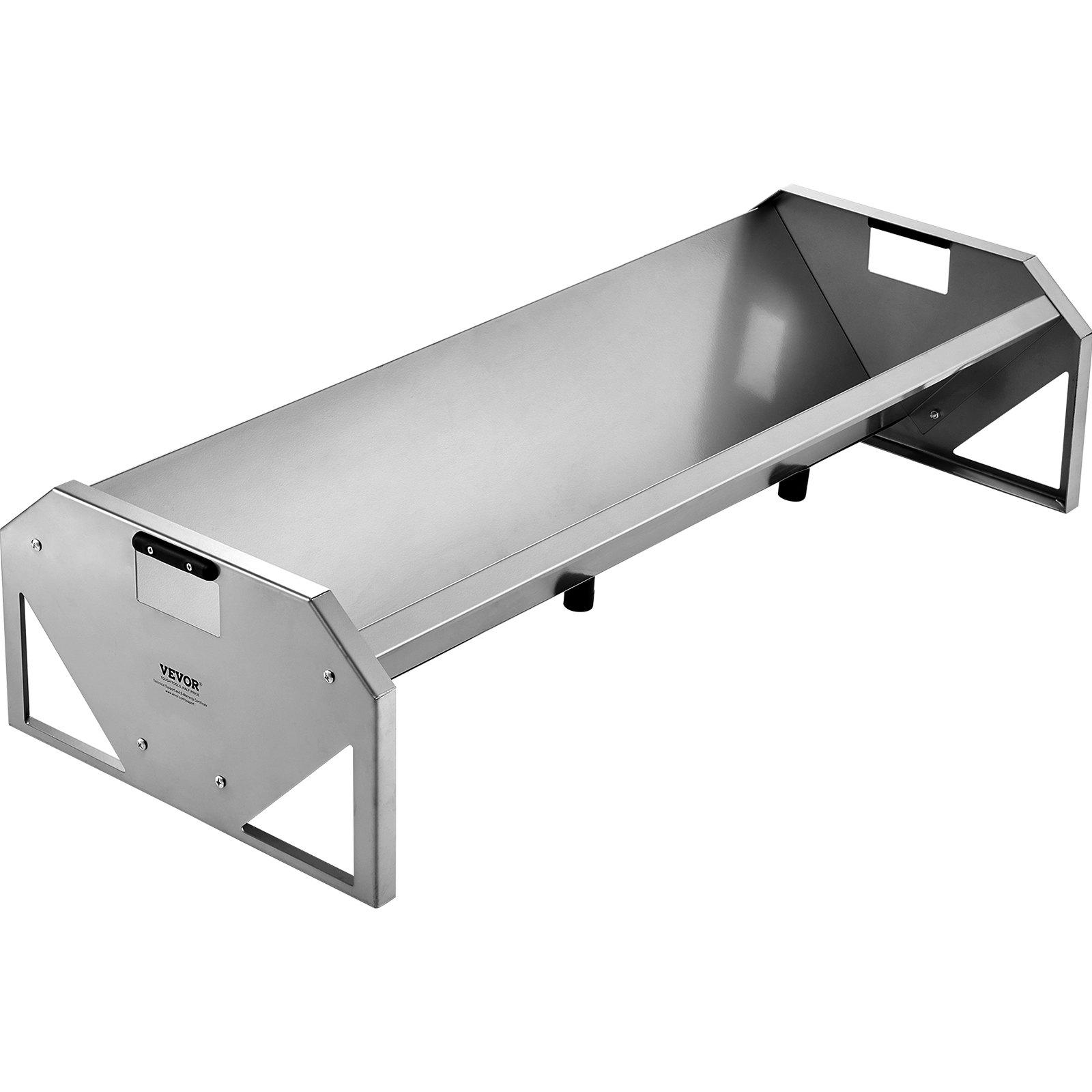 VEVOR Livestock Feeding Trough, 83L Capacity, 1140mm Hay Feeder, Heavy Duty Steel Livestock Trough, Galvanized Steel Sheep Feeder Trough Feeding up to 10 Goats for Horse Sheep Hog Farm Sheds Pen