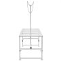 VEVOR Goat & Sheep Stand, 47x23 inch Livestock Stand, Metal Livestock Milking and Shearing Stand 21" to 33" Adjustable Height, with Headpiece and Nose Loop, 500lbs Loading Weight, White