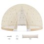 VEVOR 9.5FT Dome Bubble Tent Double Cover w/ Transparent Window for Camping Party