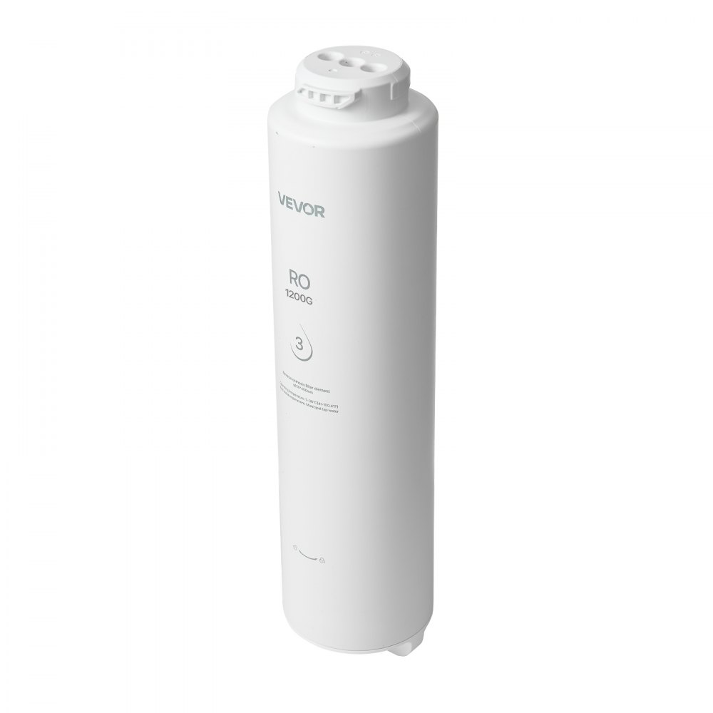 VEVOR Reverse Osmosis System 1200 GPD 10-Stage RO Replacement Cartridge, Water Filter Replacement for 24 Months, Reduces TDS and Lead, Compatible with SS-205 & SS-206 under Sink Water Filter Systems