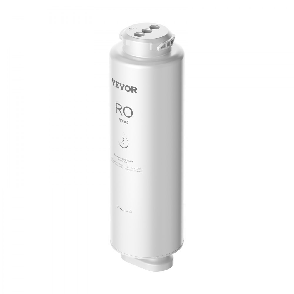 VEVOR Reverse Osmosis System, 800 GPD 11-stage Reverse Osmosis Water Filter Replacement, RO Filter Cartridge for 24 Months, Reduces Lead & Chlorine, Compatible with SS-005 Under Sink Water Filter
