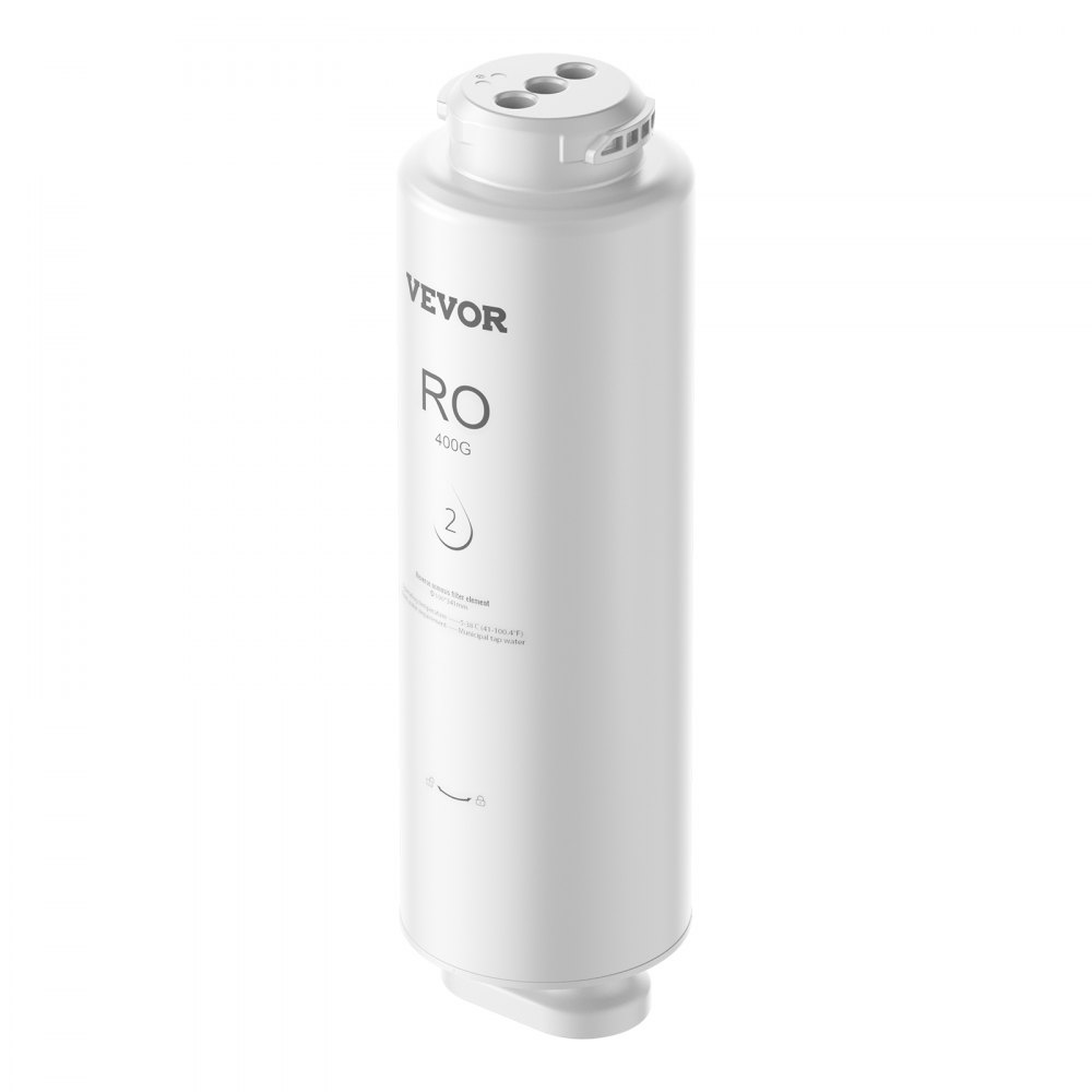 VEVOR Reverse Osmosis System, 400 GPD 9-stage Reverse Osmosis Water Filter Replacement, RO Filter Cartridge for 24 Months, Reduces Lead, Chlorine, Rust, Compatible with SS-001 Under Sink Water Filter