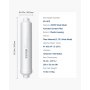 VEVOR Remineralization Filter, 1100 Gallons Remineralization Water Filter Replacement, 1/4" Quick Connect Mineral Filter, Restore Essential Minerals for Water Purifier, Under Sink Water Filter System