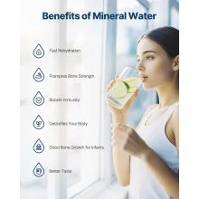 Reverse Osmosis System 1100 Gallons Replacement for Under Sink Water Filter