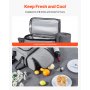 VEVOR Beach Picnic Backpack Bag for 4 Person with Cooler Compartment Grey