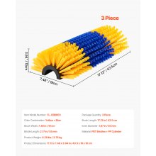 Livestock Scratching Brush 3Pcs Itch Relief Horse Scratcher Brush 17.1 in