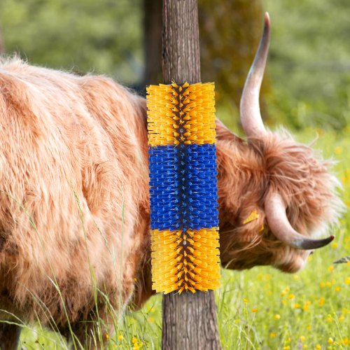 VEVOR 4 Pieces Medium Cattle Scratching Brush 43.5 X 19 X 10