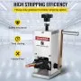 VEVOR Manual Wire Stripping Machine 0.06-0.98 inches, Wire Stripper Machine with Hand Crank Portable, Wire Stripping Tool Aluminum Construction,for Scrap Copper Recycling