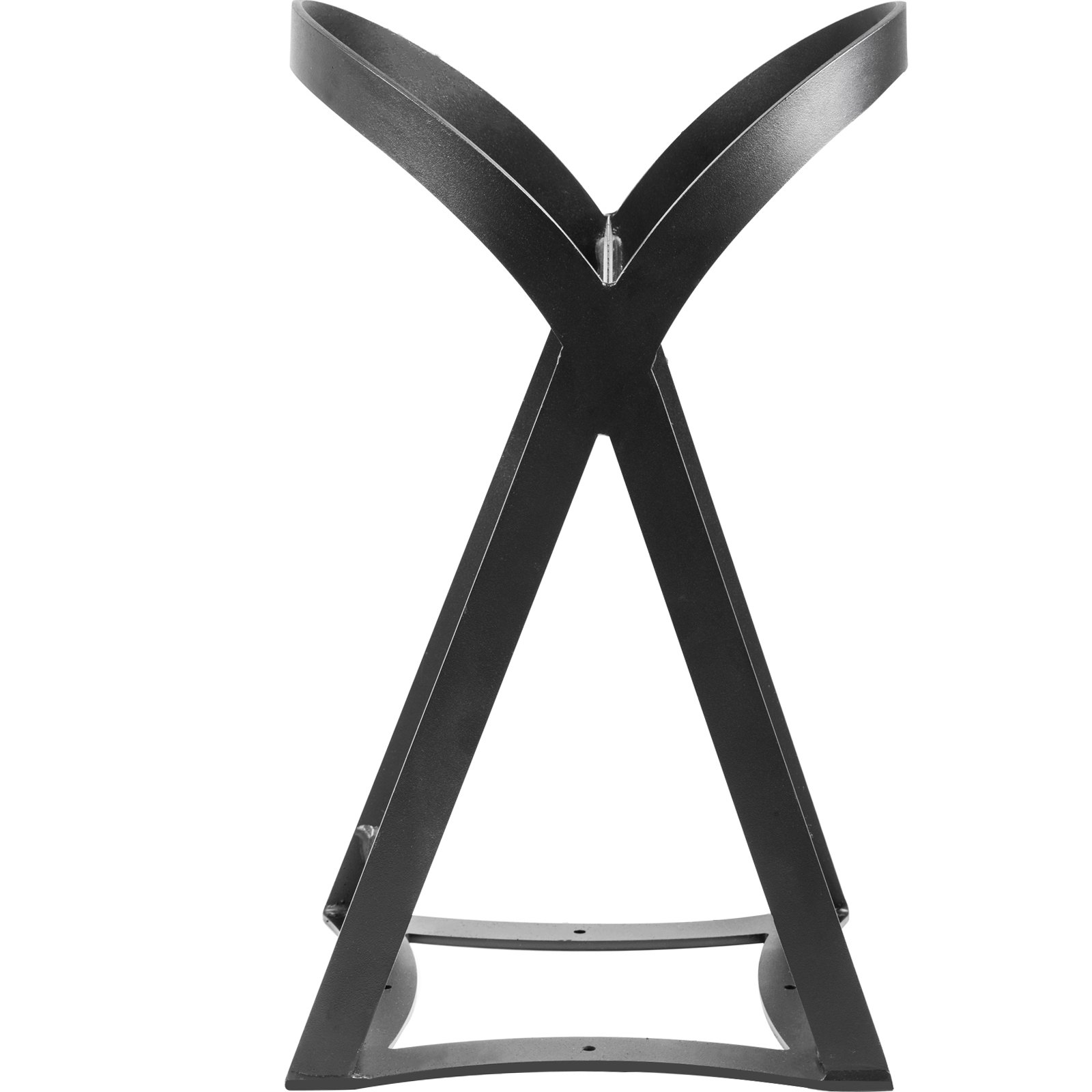 black, y-shaped frame of the VEVOR log splitter against a white background.