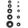 VEVOR Hydraulic Knockout Punch Kit, 15 Ton 1/2" to 4" Conduit Hole Cutter Set, KO Tool Kits with Puncher 10 Piece, Metal Sheet Driver Tools, For Aluminum, Brass, Stainless Steel, Fiberglass and Plasti