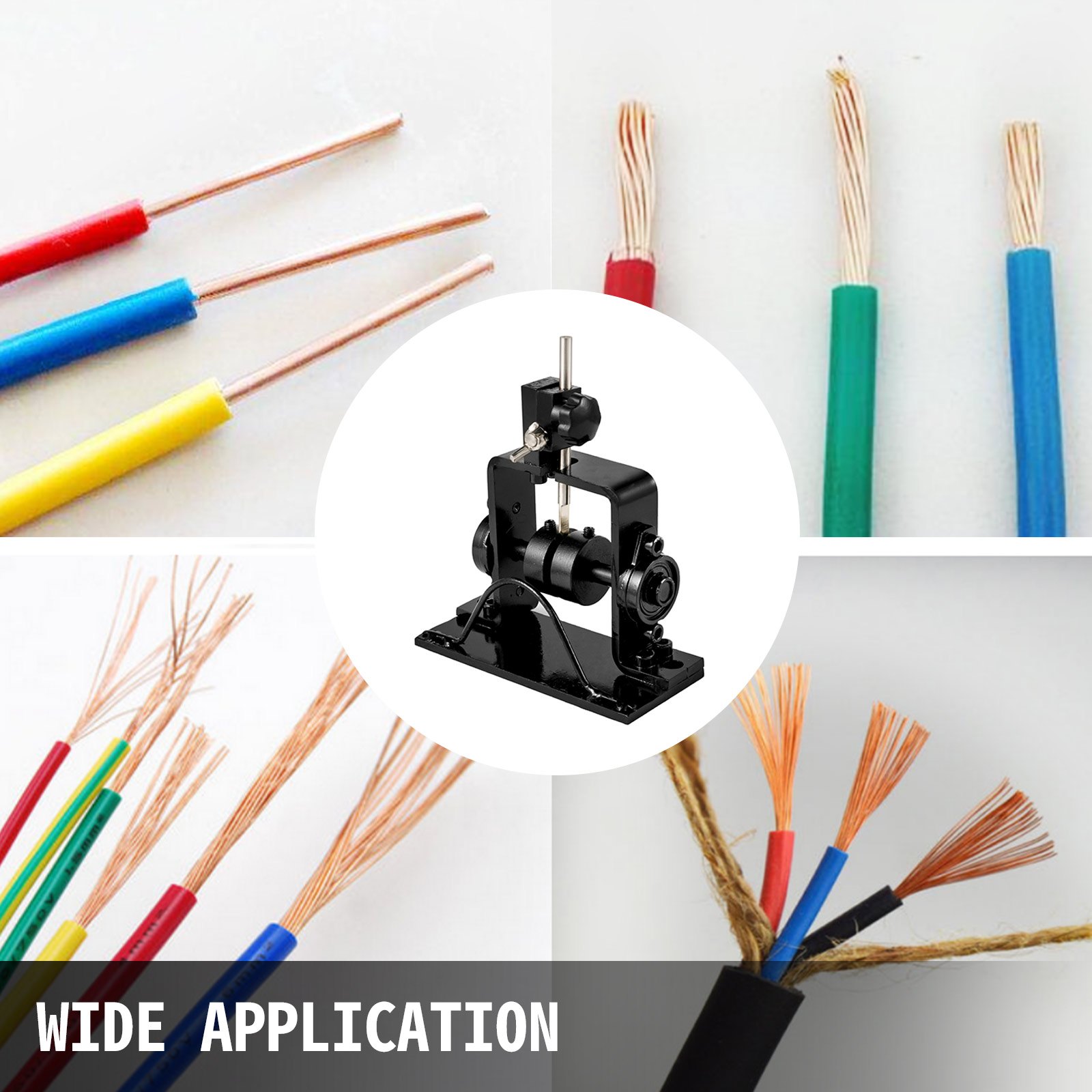 Vevor Manual Wire Stripping Machine, 1-20mm Scrap Cable Stripper, Copper Recycle