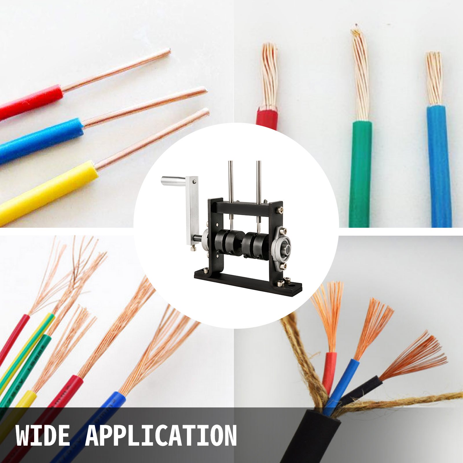 Vevor Manual Wire Stripping Machine, Scrap Cable Stripper, Copper Recycle Tool