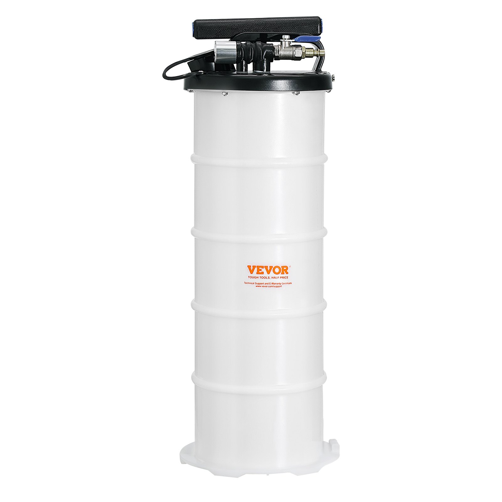 VEVOR Fluid Extractor, 6.5 Liters Capacity, Pneumatic/Manual Oil Changer Vacuum Fluid Extractor with Dipstick and Liquid Suction Hose, Oil Extractor Change Pump for Automotive Fluids Vacuum Evacuation