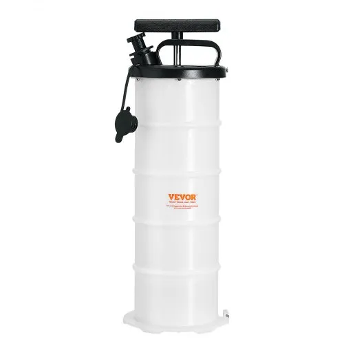 VEVOR Vloeistofextractor, 6,5 l, pneumatische/handmatige oliewisselaar, vacuümvloeistofafzuiger, meter en zuigslang, olie-afzuigpomp voor auto-afvoer