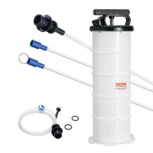 VEVOR Fluid Extractor, 1.74 Gallons (6.5 Liters), Manual Hand-Operated Oil Changer Vacuum Fluid Extractor with Dipstick and Hose, Oil Extractor Change Pump for Automotive Fluids Vacuum Evacuation