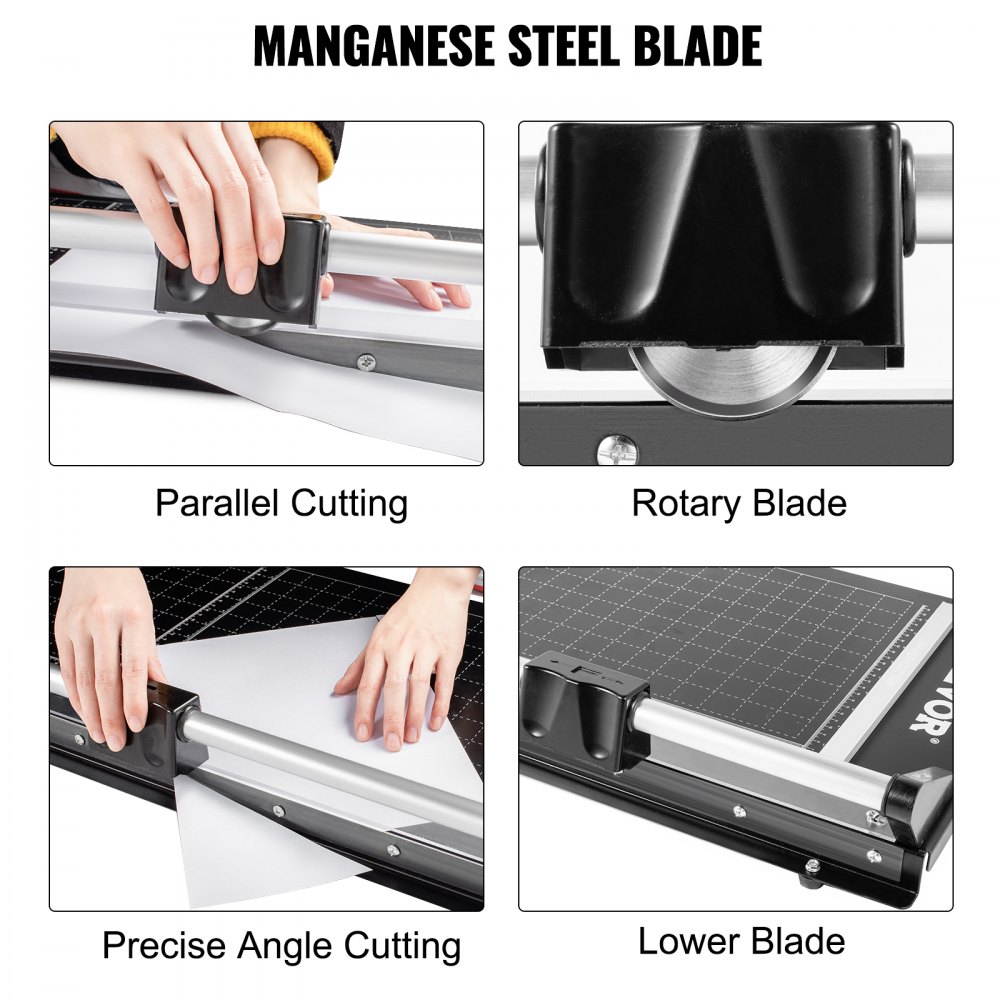 VEVOR 24 Inch Precision Paper Trimmer Manual Precision Rotary Paper Cutter