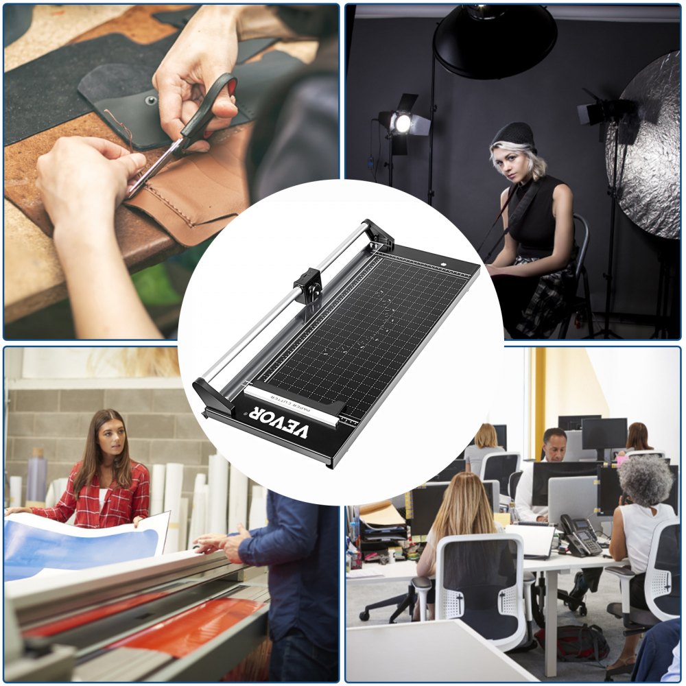 VEVOR 24 Inch Precision Paper Trimmer Manual Precision Rotary Paper Cutter