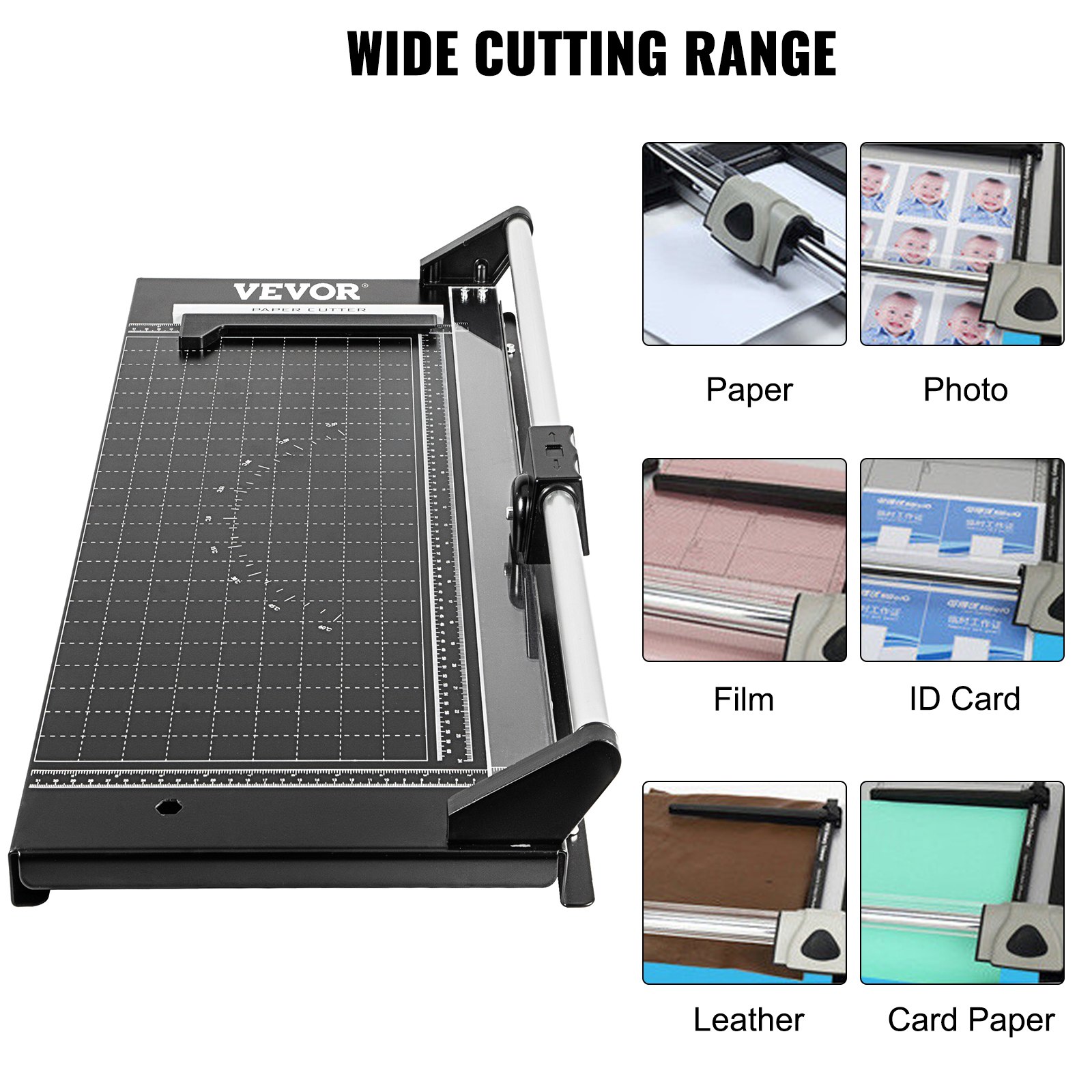 VEVOR 24 Inch Precision Paper Trimmer Manual Precision Rotary Paper Cutter