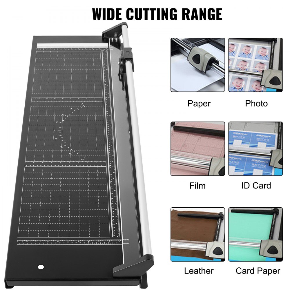 VEVOR 36 Inch Sharp Photo Paper Cutter Manual Precision Rotary Paper Trimmer