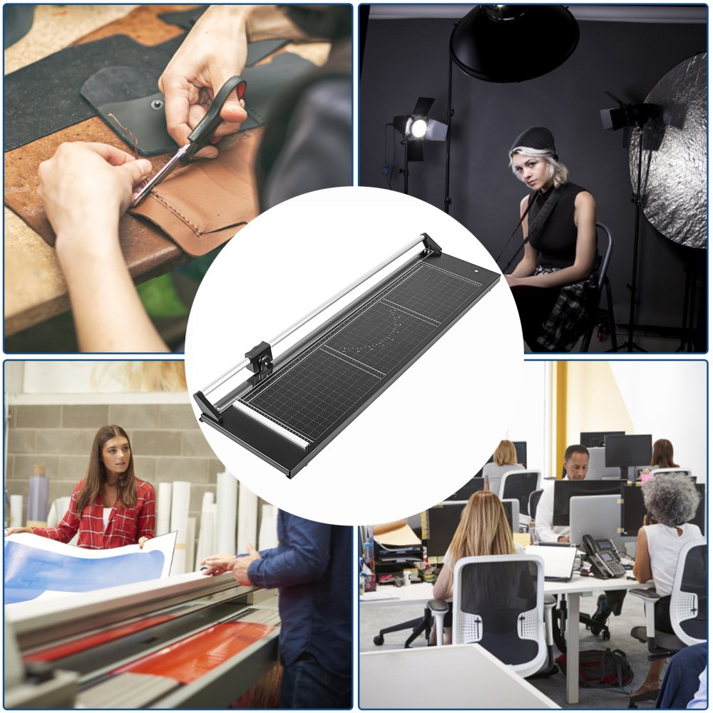 VEVOR 36 Inch Sharp Photo Paper Cutter Manual Precision Rotary Paper Trimmer