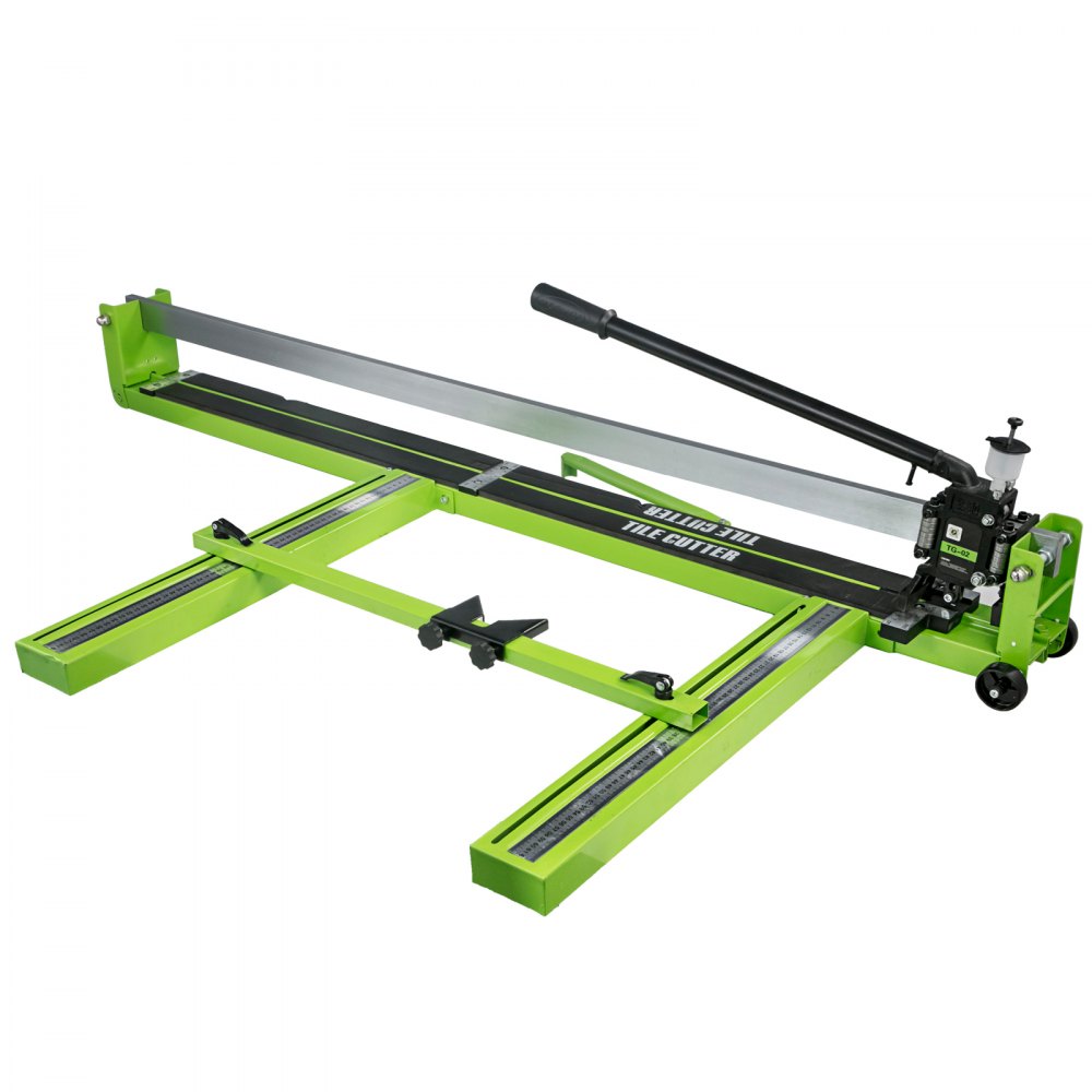 VEVOR Tile Cutter Manual Green Tile Score Cutter, with Tungsten Carbide Scoring Wheel, Professional Vinyl Plank Cutter, Adjustable Laser Guide for  Precision Cutting Porcelain Ceramic Floor Tiles