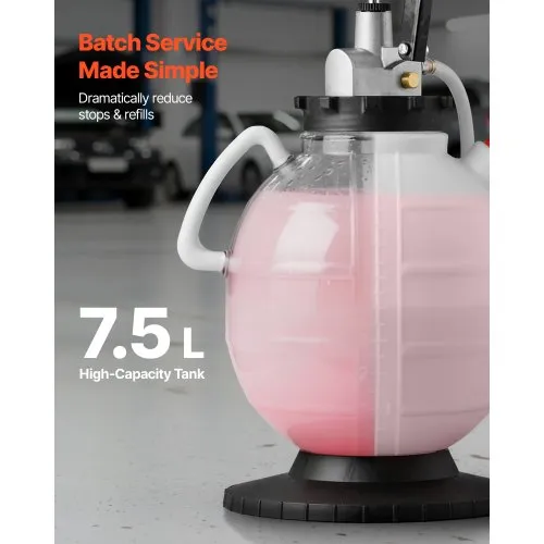 Käigukastiõli täitepump 7,5 l, 8 adapteriga — pilt 5