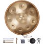 VEVOR Handpan Drum 22 in 9 Notes D Minor Steel Hand Drum with Mallets for Adult