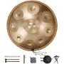 VEVOR Handpan Drum 55.9 cm 9 Notes D Minor Steel Hand Drum with Mallets for Adult