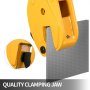 VEVOR Lifting Clamp 6600Lbs/3T, Working Load Vertical Plate Clamp 0-1inch/25mm Jaw Opening, Industrial Steel Plate Clamp, Sheet Metal Lifting Clamp, Plate Lifting Clamp, Handling Lifting Equipment