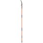 orange VEVOR manual pole saw with a curved saw blade and telescoping handle.