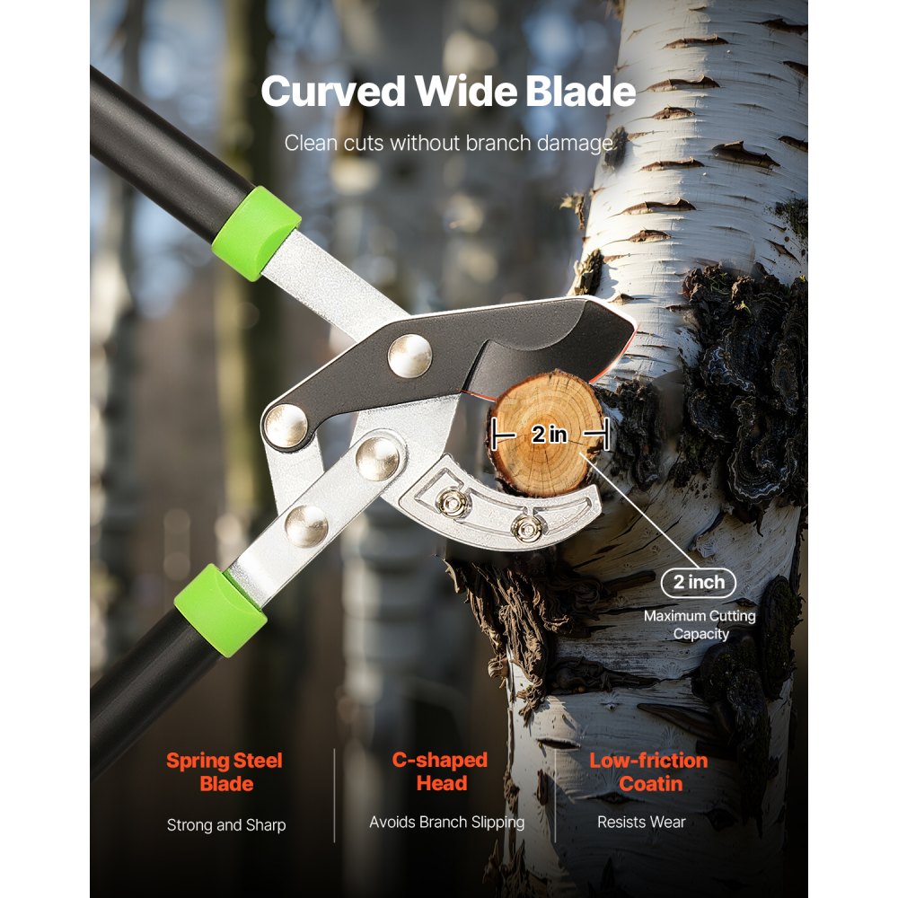 32 inch Loppers for Tree Trimming Branch Cutter Steel Heavy Duty to 2 inch Dia 32 inch Loppers for Tree Trimming Branch Cutter Steel Heavy Duty to 2 inch Dia